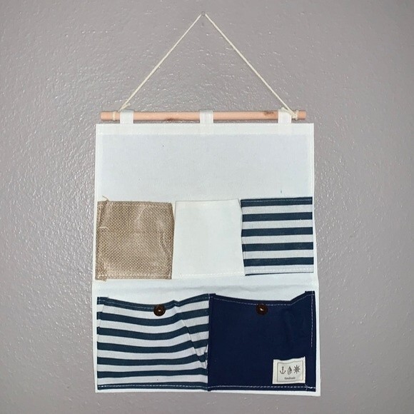 Nautical Baby Room 5 Pocket Organizer Decor - Picture 1 of 11